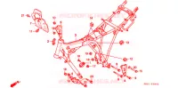 CADRE pour Honda 250 NIGHTHAWK Without speed Warning Limit de 1994