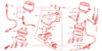 COMPTEUR pour Honda 250 NIGHTHAWK Without speed Warning Limit de 1994