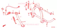 BEQUILLE pour Honda INTEGRA 700 SPECIAL EDITION de 2013