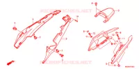 COUVERCLES LATERAUX pour Honda NC 700 ABS de 2012