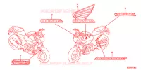 AUTOCOLLANTS pour Honda NC 700 de 2013
