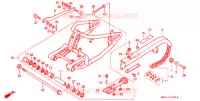 BRAS OSCILLANT pour Honda STEED 400 VLX Without speed warning light, Taylor bar handle de 1991