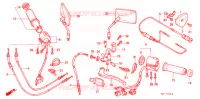COMMODO   LEVIER   CABLE pour Honda STEED 400 VLX Without speed warning light, Taylor bar handle de 1991