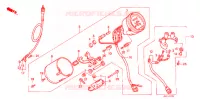 COMPTEUR pour Honda STEED 400 VLX Without speed warning light, Taylor bar handle de 1991