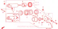 AMORTISSEUR ARRIERE pour Honda STEED 400 VLX With speed warning light, Flat bar handle de 1992