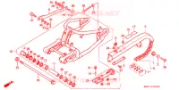 BRAS OSCILLANT pour Honda STEED 400 VLX With speed warning light, Flat bar handle de 1992