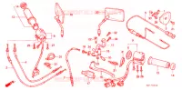 COMMODO   LEVIER   CABLE pour Honda STEED 400 VLX Without speed warning light, Taylor bar handle de 1992