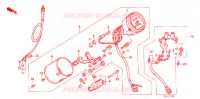 COMPTEUR pour Honda STEED 400 VLX Without speed warning light, Taylor bar handle de 1992
