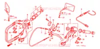 COMMODO   LEVIER   CABLE pour Honda SHADOW SLASHER 750 de 2001