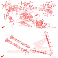 CULASSE (ARRIERE) pour Honda SHADOW SLASHER 750 de 2001