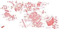 CULASSE (AVANT) pour Honda SHADOW SLASHER 750 de 2001