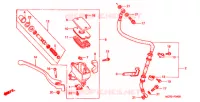 MAITRE CYLINDRE DE FREIN AVANT pour Honda SHADOW SLASHER 750 de 2001