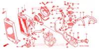 RADIATEUR pour Honda SHADOW SLASHER 750 de 2001