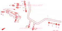 GUIDON   TE DE FOURCHE pour Honda SHADOW SLASHER 750 de 2001