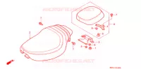 SELLE pour Honda VF 750 MAGNA DELUXE With speed warning light de 1995