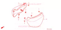 COUVERCLES LATERAUX pour Honda VF 750 C MAGNA de 1994