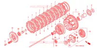 EMBRAYAGE pour Honda VF 750 C MAGNA de 1994