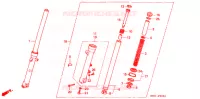 FOURCHE pour Honda VF 750 C MAGNA de 1994