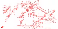 SILENCIEUX D'ECHAPPEMENT pour Honda VF 750 C MAGNA de 1994