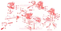 CARBURATEUR (PIECES CONSTITUTIVES) pour Honda VF 750 MAGNA de 1995