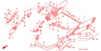 SILENCIEUX D'ECHAPPEMENT pour Honda VF 750 MAGNA de 1995