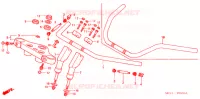 GUIDON   TE DE FOURCHE (1) pour Honda SHADOW 400 SLASHER BLUE de 2001