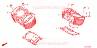 CYLINDRE pour Honda SHADOW 400 SLASHER 3J de 2001