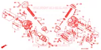 PIECES DE CARBURATEUR pour Honda SHADOW 400 SLASHER 3J de 2001