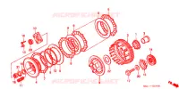 EMBRAYAGE pour Honda SHADOW 400 SLASHER BLUE 4J de 2001