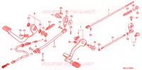 PEDALE pour Honda SHADOW 400 SLASHER J de 2001