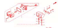 FEU ARRIERE pour Honda SHADOW 400 SLASHER J de 2001