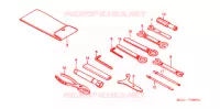 OUTIL pour Honda SHADOW 400 SLASHER de 2000
