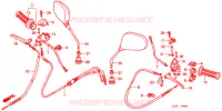 COMMODO   LEVIER   CABLE pour Honda 50 DIO FIT de 1998