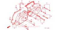 COUVERCLE GAUCHE pour Honda 50 DIO FIT de 1998