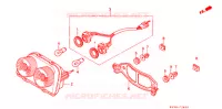 FEU ARRIERE pour Honda NSR 250 SE WHITE RIMS de 1995