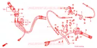 LEVIER DE GUIDON   CABLE   COMMODO pour Honda NSR 250 SE WHITE RIMS de 1995