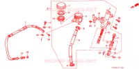 MAITRE CYLINDRE DE FREIN ARRIERE pour Honda NSR 250 SE WHITE RIMS de 1995