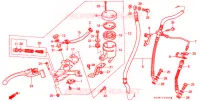 MAITRE CYLINDRE DE FREIN AVANT pour Honda NSR 250 SE WHITE RIMS de 1995