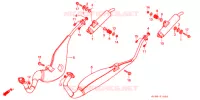 SILENCIEUX D'ECHAPPEMENT pour Honda NSR 250 SE WHITE RIMS de 1995