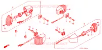 CLIGNOTANT pour Honda NSR 250 SE RED RIMS de 1995