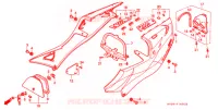 COUVERCLES LATERAUX pour Honda NSR 250 SE RED RIMS de 1995