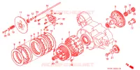 EMBRAYAGE (2) pour Honda NSR 250 SE RED RIMS de 1995