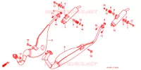SILENCIEUX D'ECHAPPEMENT pour Honda NSR 250 SE RED RIMS de 1995
