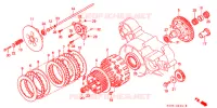 EMBRAYAGE (2) pour Honda NSR 250 SE RED de 1996