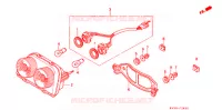 FEU ARRIERE pour Honda NSR 250 SE RED de 1996