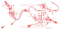 LEVIER DE GUIDON   CABLE   COMMODO pour Honda NSR 250 SE RED de 1996