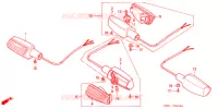 CLIGNOTANT pour Honda CB 250 JADE de 1992