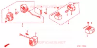 CLIGNOTANT pour Honda NSR 80 de 2000