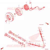 ALTERNATEUR pour Honda LEAD 50 de 2000