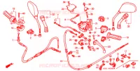 COMMODO   LEVIER   CABLE pour Honda LEAD 50 de 2000